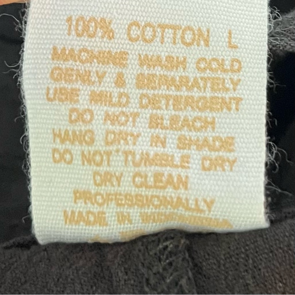 Bahhgoose Black Cotton Gauze Cargo Pants — image 8 of 8